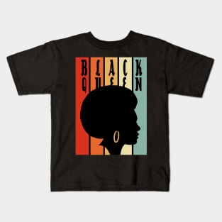 Black Queen Afro Kids T-Shirt